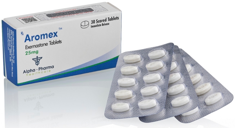 Doosje met strips Aromasin 10 mg