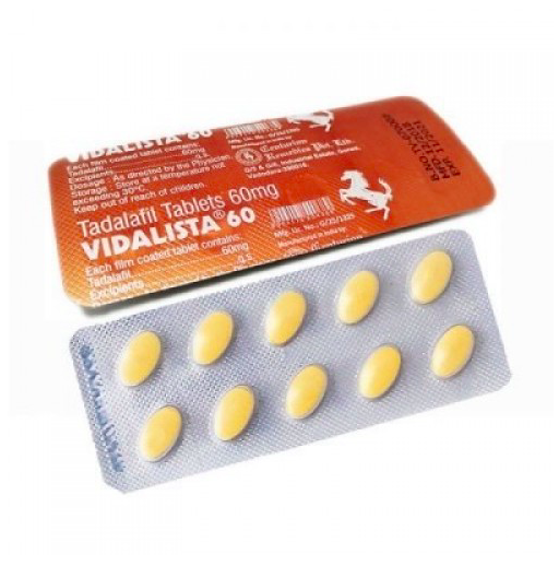 Afbeelding van 2 strips Vidalista 60 mg, een krachtige behandeling met tadalafil voor ernstige erectiestoornissen.